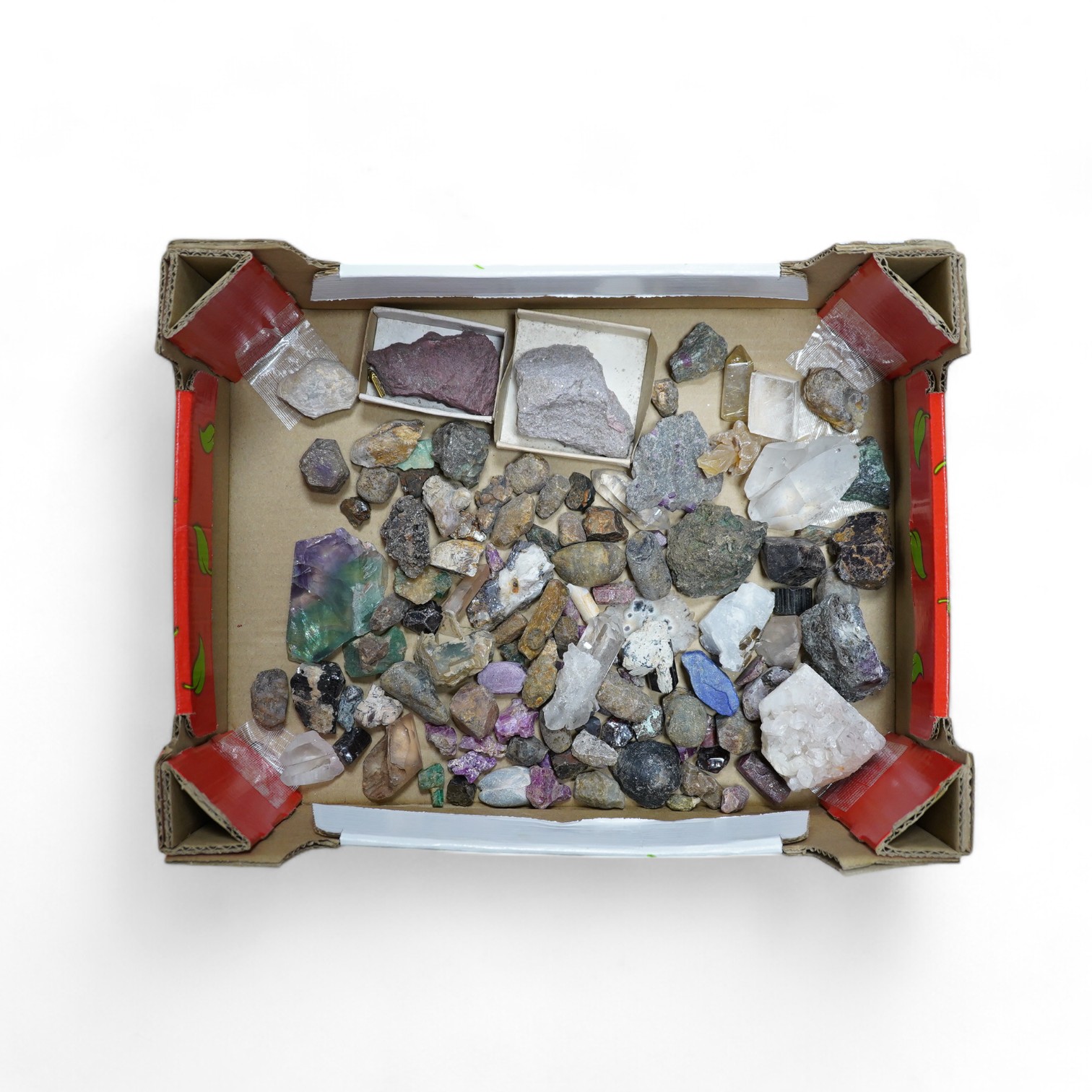 A quantity of assorted small rocks and minerals. Condition - poor to fair